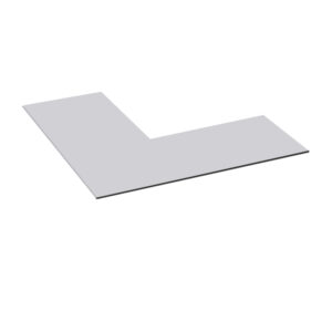 Nordpeis Quadro 1 Gulvplate i Klart Glass image